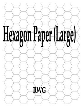 portada Hexagon Paper (Large): 150 Pages 8.5" X 11" (en Inglés)
