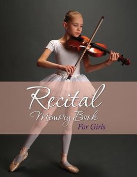 portada Recital Memory Book for Girls (en Inglés)