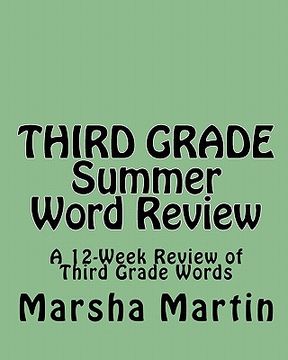 portada third grade summer word review (in English)