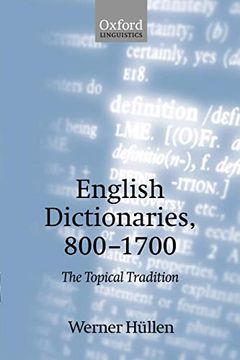 portada English Dictionaries 800-1700: The Topical Tradition (en Inglés)