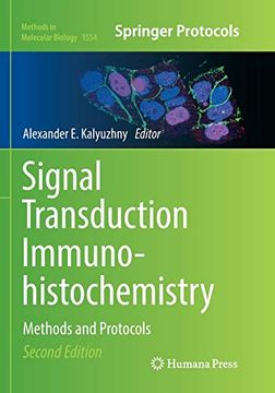 portada Signal Transduction Immunohistochemistry: Methods and Protocols (Methods in Molecular Biology, 1554) (en Inglés)