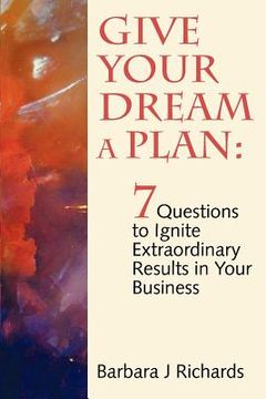 portada give your dream a plan (in English)