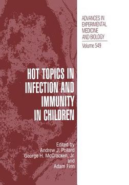 portada Hot Topics in Infection and Immunity in Children (en Inglés)