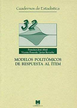 portada Modelos Politómicos de Respuesta al Ítem (in Spanish)