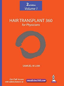 portada Hair Transplant 360 for Physicians Volume 1 (en Inglés)