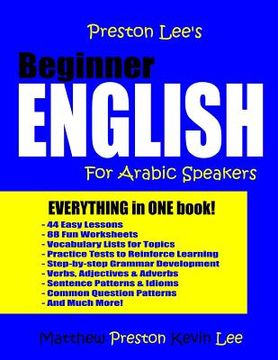 portada Preston Lee's Beginner English For Arabic Speakers 