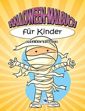 portada Halloween-Malbuch für Kinder (en Alemán)