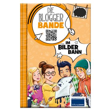 portada Die Bloggerbande im Bilder-Bann: Detektiv Comic-Roman für Kinder ab 7