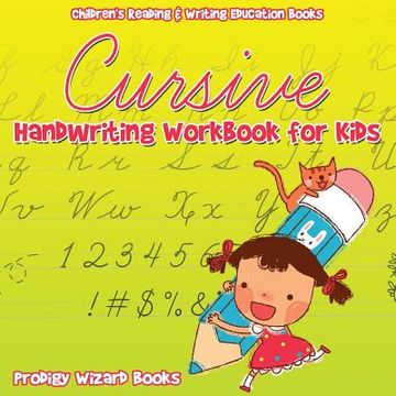portada Cursive Handwriting Workbook for Kids: Children's Reading & Writing Education B (en Inglés)