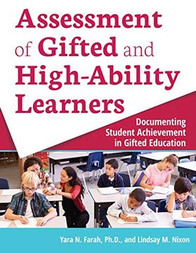 portada Assessment of Gifted and High-Ability Learners: Documenting Student Achievement in Gifted Education (en Inglés)