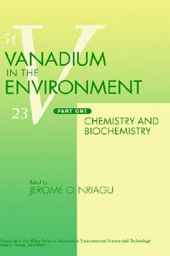 portada vanadium in the environment, chemistry and biochemistry (en Inglés)