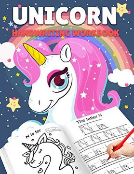 portada Letter Tracing Books for Kids Ages 3-5: Unicorn Handwriting Practice, Letter Tracing Book for Preschoolers, Handwriting Workbook for pre k,. Books for Toddlers: 1 (Alphabet Tracing) (en Inglés)