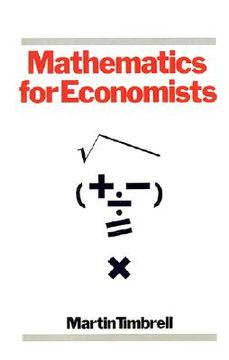 portada mathematics for economists: an introduction (en Inglés)