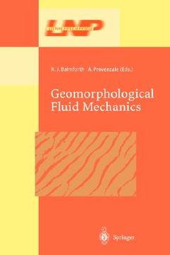 portada geomorphological fluid mechanics