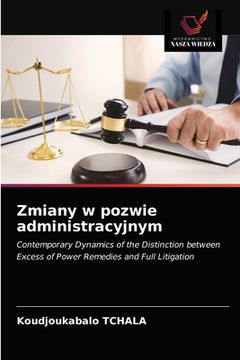 portada Zmiany w pozwie administracyjnym (en Polaco)