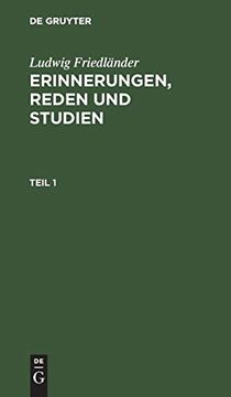 portada Erinnerungen, Reden und Studien (en Alemán)