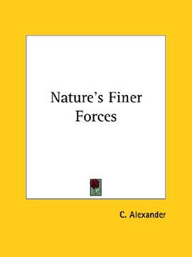 portada nature's finer forces (en Inglés)