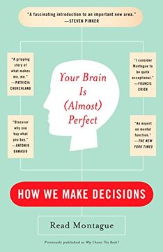 portada Your Brain is (Almost) Perfect: How we Make Decisions (en Inglés)