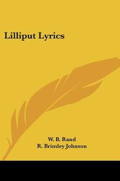 portada lilliput lyrics (en Inglés)