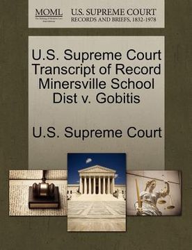 portada u.s. supreme court transcript of record minersville school dist v. gobitis