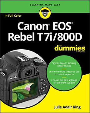 portada Canon EOS Rebel T7i/800D for Dummies (in English)