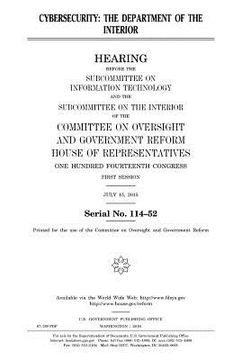 portada Cybersecurity: the Department of the Interior (en Inglés)
