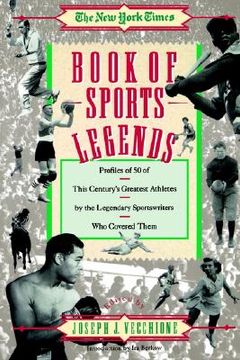 portada the new york times book of sports legends (en Inglés)