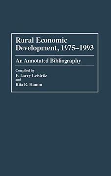 portada Rural Economic Development, 1975-1993: An Annotated Bibliography (en Inglés)