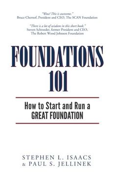 portada Foundations 101: How to Start and Run a Great Foundation