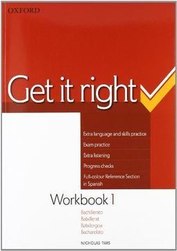 portada Get it Right 1: Workbook Spanish Edition (en Inglés)