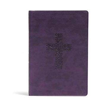 portada Kjv Rainbow Study Bible, Purple Leathertouch: Ribbon Marker, Color-Coded Text, Smythe Sewn Binding, Easy to Read Bible Font, Bible Study Helps, Full-Color Maps 