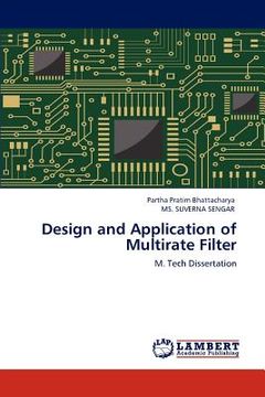 portada design and application of multirate filter (en Inglés)