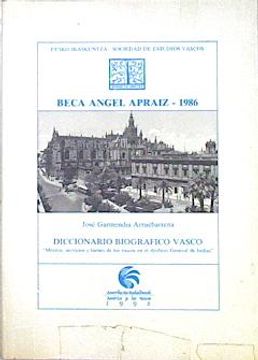 portada Diccionario Biográfico Vasco (Méritos y Servicios de Vascos en Archivo General de Indias de Sevilla