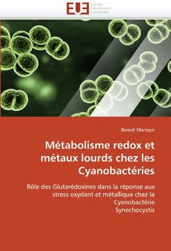 portada Metabolisme Redox Et Metaux Lourds Chez Les Cyanobacteries