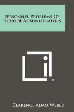 portada personnel problems of school administrators (en Inglés)