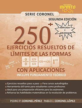 portada 〖250〗^+ Ejercicios Resueltos de Límites de las Formas 0 (in Spanish)