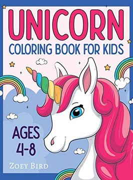 portada Unicorn Coloring Book for Kids: Coloring Activity for Ages 4 - 8 (in English)