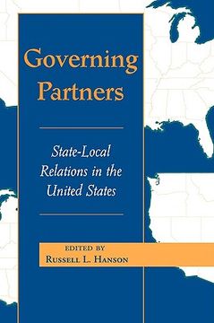 portada governing partners: state-local relations in the u.s. (en Inglés)