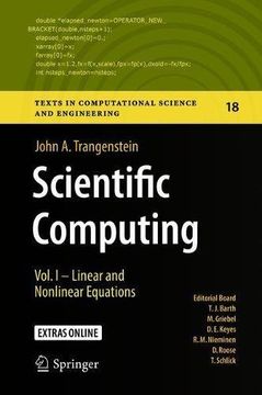 portada Scientific Computing: Vol. I - Linear and Nonlinear Equations (Texts in Computational Science and Engineering) (in English)