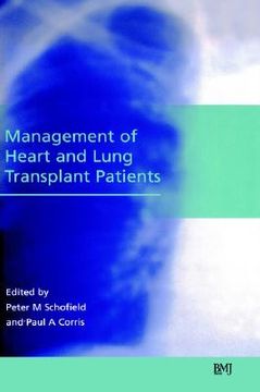 portada management of heart and lung transplant patients (en Inglés)
