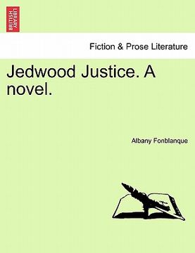 portada jedwood justice. a novel. (in English)