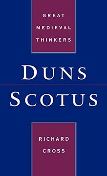 portada Duns Scotus (Great Medieval Thinkers) (en Inglés)