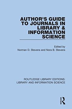 portada Author's Guide to Journals in Library & Information Science (Routledge Library Editions: Library and Information Science) 