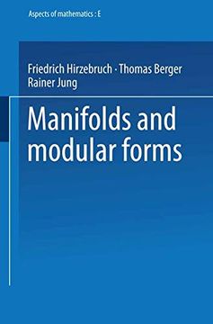 portada Manifolds and Modular Forms: 20 (Aspects of Mathematics) 