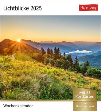 portada Lichtblicke Postkartenkalender 2025 - Wochenkalender mit 53 Postkarten