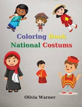 portada Coloring Book with National Costums: Activity Book for Kids Amazing National Costums 33 Pages (en Inglés)