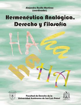 portada Hermenéutica analógica, derecho y filosofía (in Spanish)