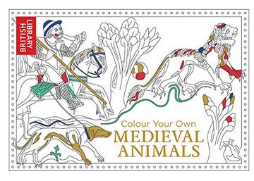portada Colour Your Own Medieval Animals