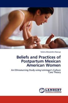portada beliefs and practices of postpartum mexican american women (in English)