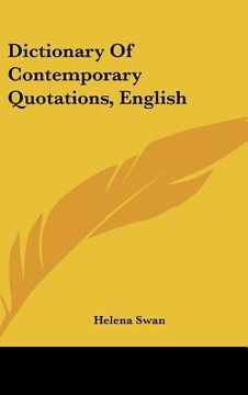 portada dictionary of contemporary quotations, english (en Inglés)